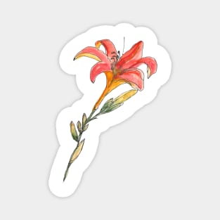 Lily – summer is here Magnet