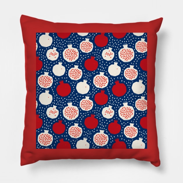 Garnet Splash Pillow by Silmen