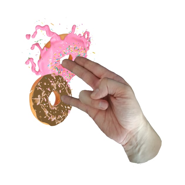 2 In The Pink 1 In The Stink T-shirt Funny Salacious Donut by TellingTales