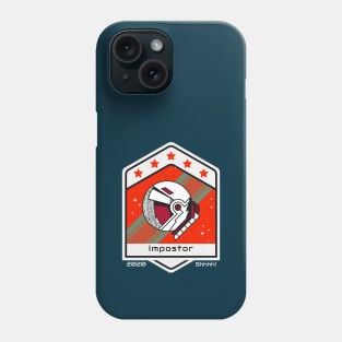 Among Us Impostor Badge Phone Case