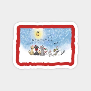 Christmas Cats Magnet