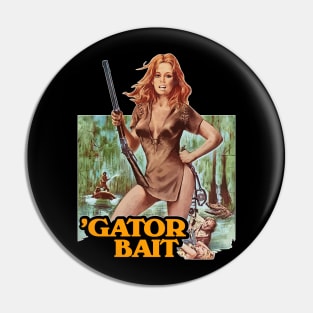 'Gator Bait ))(( Cult Classic Horror Fan Art Pin