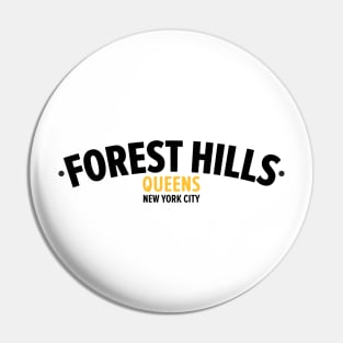 Forest Hills Queens Logo - Artistic Tribute to an Iconic Neighborhood Pin