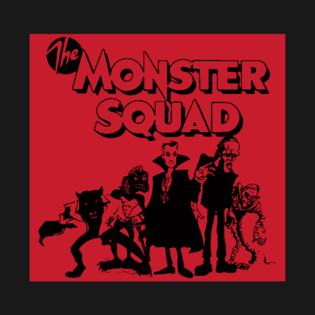 the monster squad red and black design by hot_issue