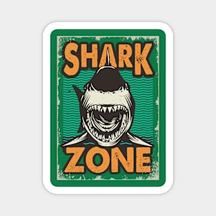 Shark Zone Magnet