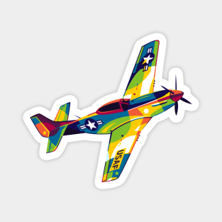 P-51 Mustang Top Gun Magnet