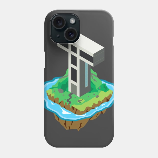 Titans Tower Phone Case by doodsai