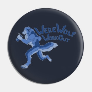 Werewolf Workout Pin