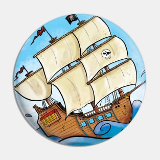 Pirate Ship Pin