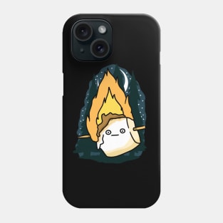 burning marshmallow Phone Case