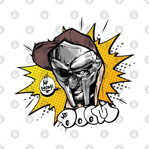 MF DOOM COMIC SKETCH DESIGN by Basic Lee