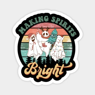 Making Spirits Bright Ghosts Magnet