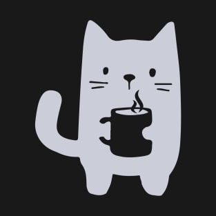 Cat Loves A Cuppa T-Shirt