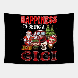 Happiness Is Being A Gigi Christmas Tapestry