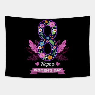 Women's Day Floral 8TH March Tapestry