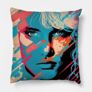 Blade Runner - Daryl Hannah - Cyberpunk Aesthetic Pillow