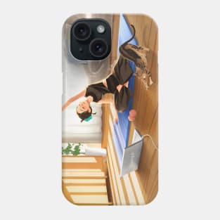 Let's do yoga Phone Case