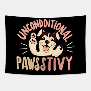 Unconditionally Pawsitive Tapestry