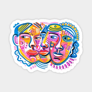 art faces Magnet