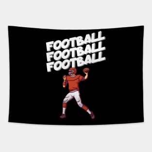 Football football football Tapestry