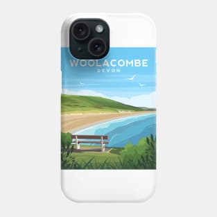 Woolacombe Beach, Devon England Phone Case