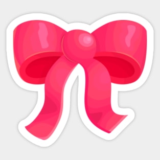 pink bows Sticker for Sale by ZiphGames