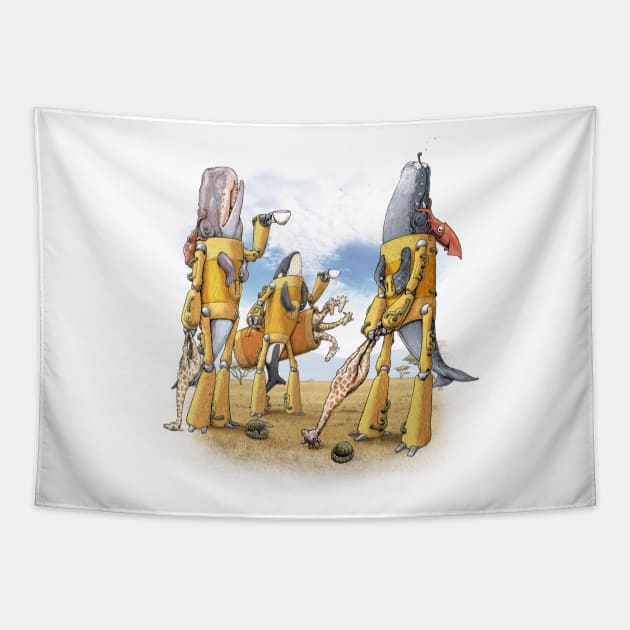 Tee Time Tapestry by musarter