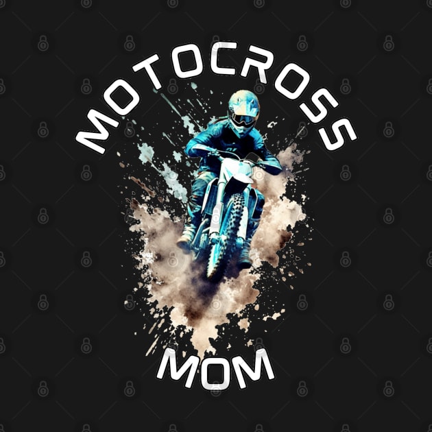 Motocross Mom Dirt Bikes Racer by stickercuffs