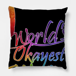 World's Okayest Writer Pillow