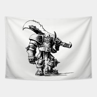 Orc Warrior 1 Tapestry