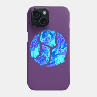 Blue Circle of Connection Phone Case