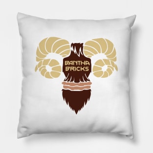 Bantha Bricks Charge Ahead ver1 Pillow