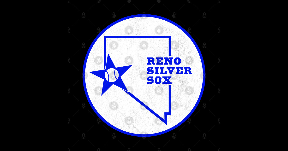 Defunct Reno Silver Sox Baseball Nevada Sticker TeePublic