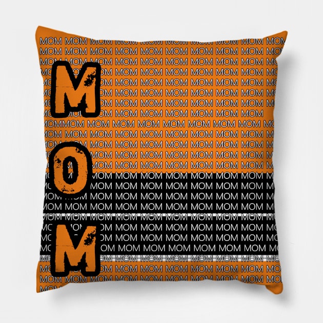 I love mom mother is life Pillow by Blue Diamond Store