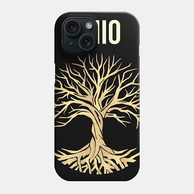 Tree Of Life City Ohio Phone Case by flaskoverhand