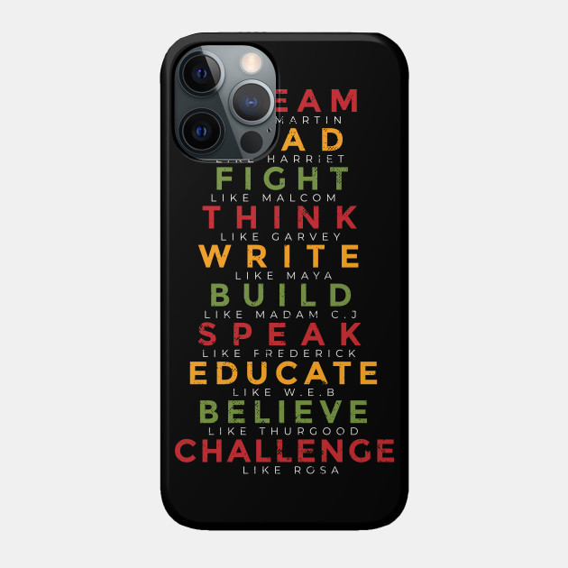 Great African American Leaders Black History Month - Black History Month - Phone Case