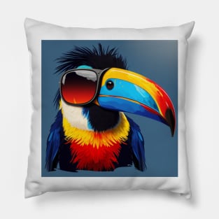 Miami Toucan Pillow