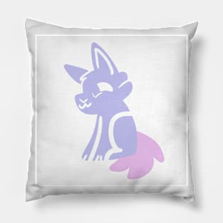 Purple and pink dog Pillow