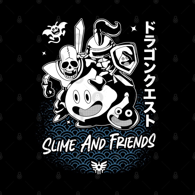 Slime and Friends Japanese Style by logozaste