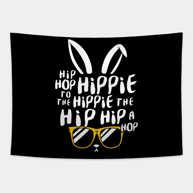 Hip Hop Easter Bunny Tapestry by Boots