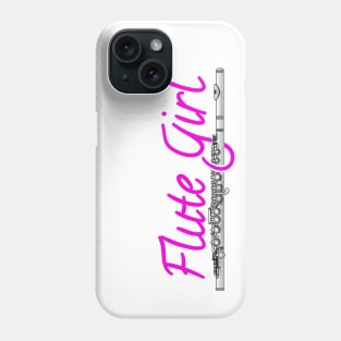 Flute Girl Flutist Female Musician Phone Case