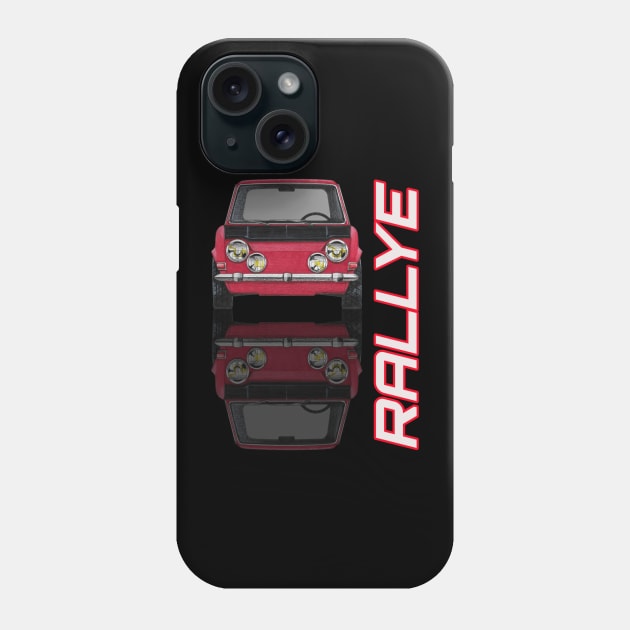 Geo3Doodles Simca Rallye (Script) Doodle Phone Case by Geo3doodles