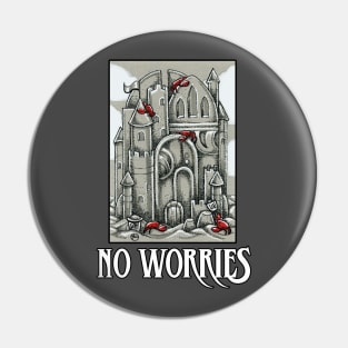 No Worries - Sand Castle - Crabs Pin