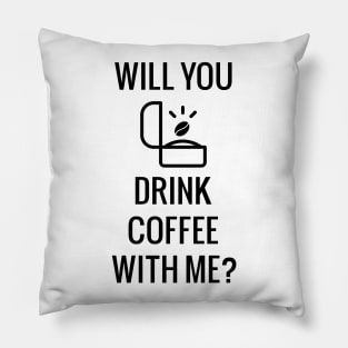 Coffee Proposal Pillow