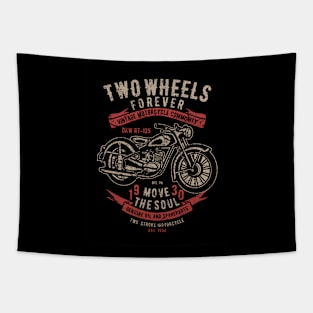 Two Wheels Move the Soul Tapestry