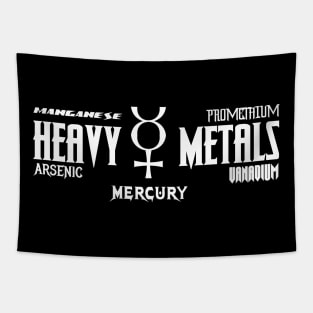 Heavy Metals Science Shirt Tapestry