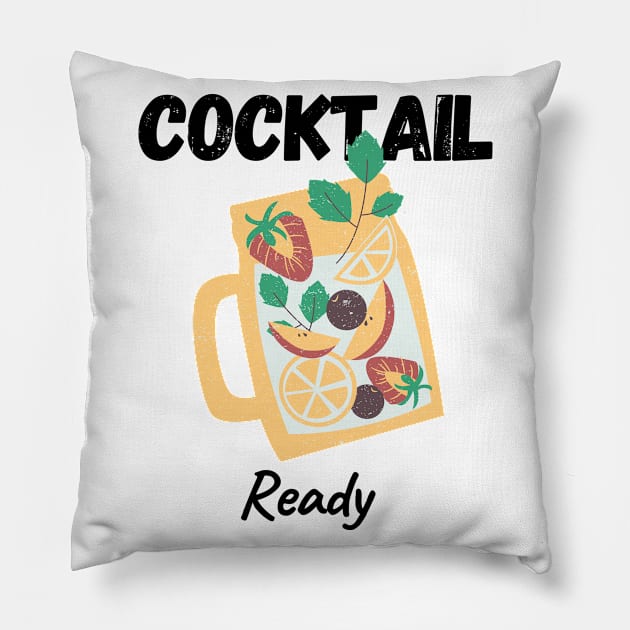 Cocktail ready Pillow by OMC Designs