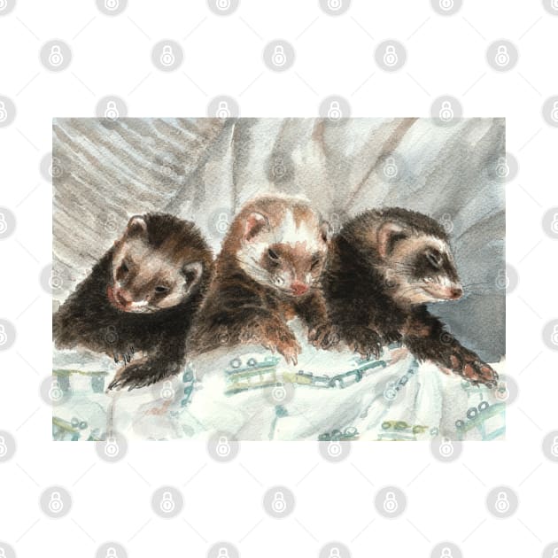 Ferrets by belettelepink