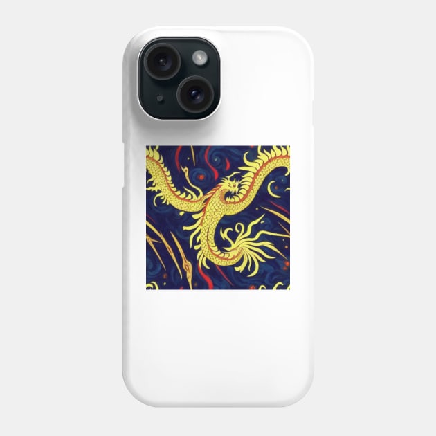 Dragon Scales, Sixty-Three: Phone Case by EverythingSings.Art