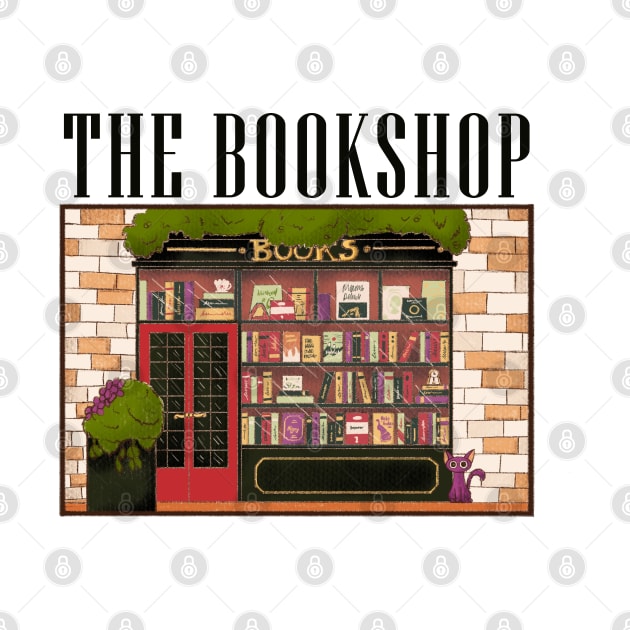 The Bookshop Storefront Illustration by MariOyama